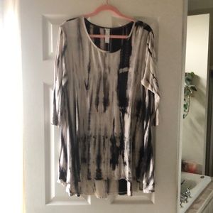 Boutique women’s tunic top/dress. Size XL. Worn twice.